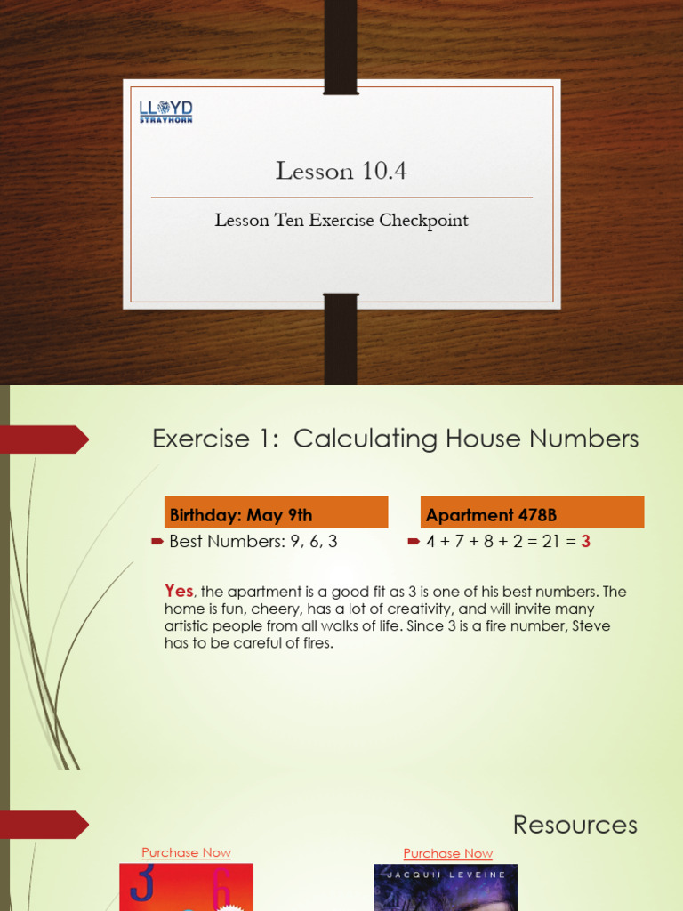 The+Next+Step Lesson+10.4 | PDF