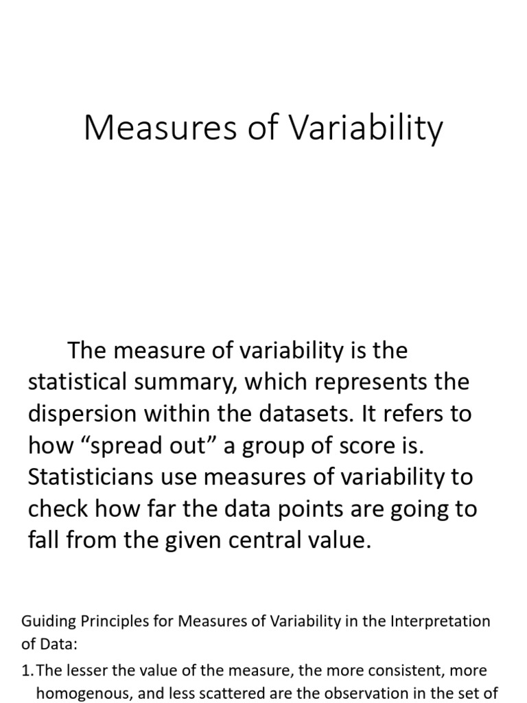 Chapter 5 measures of variability pdf