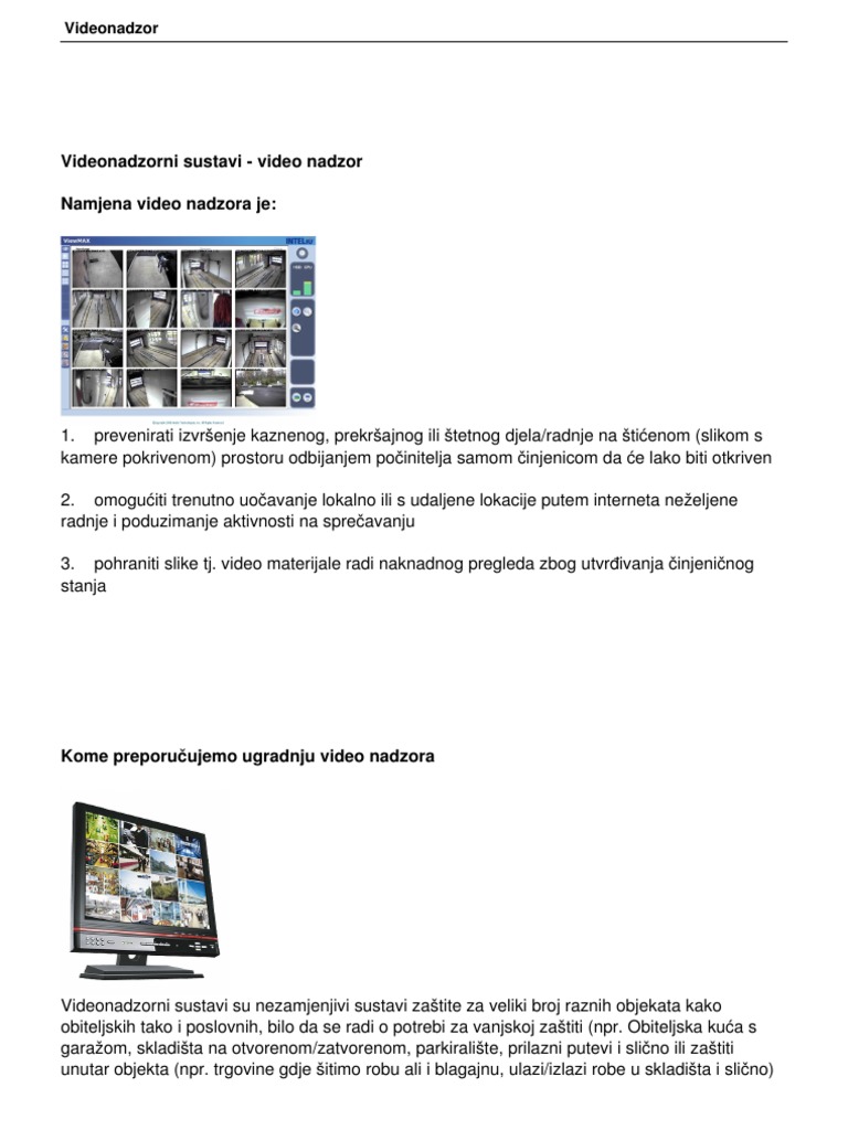 Video Nadzor PDF