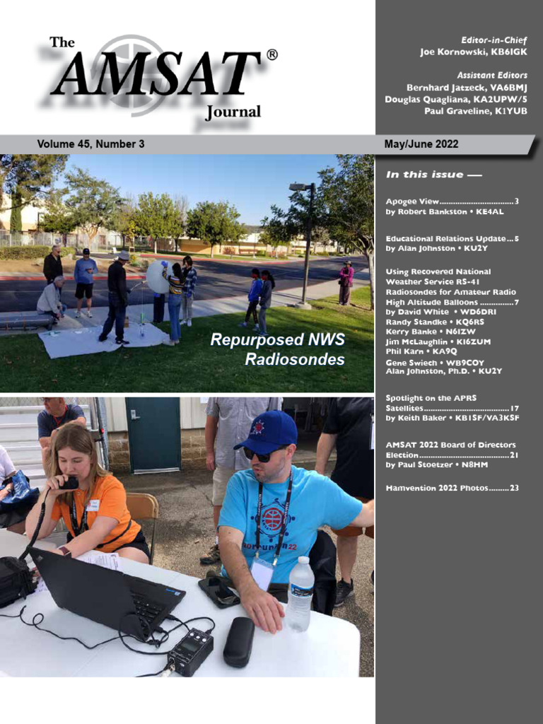 The AMSAT Journal May-June 2022 | PDF