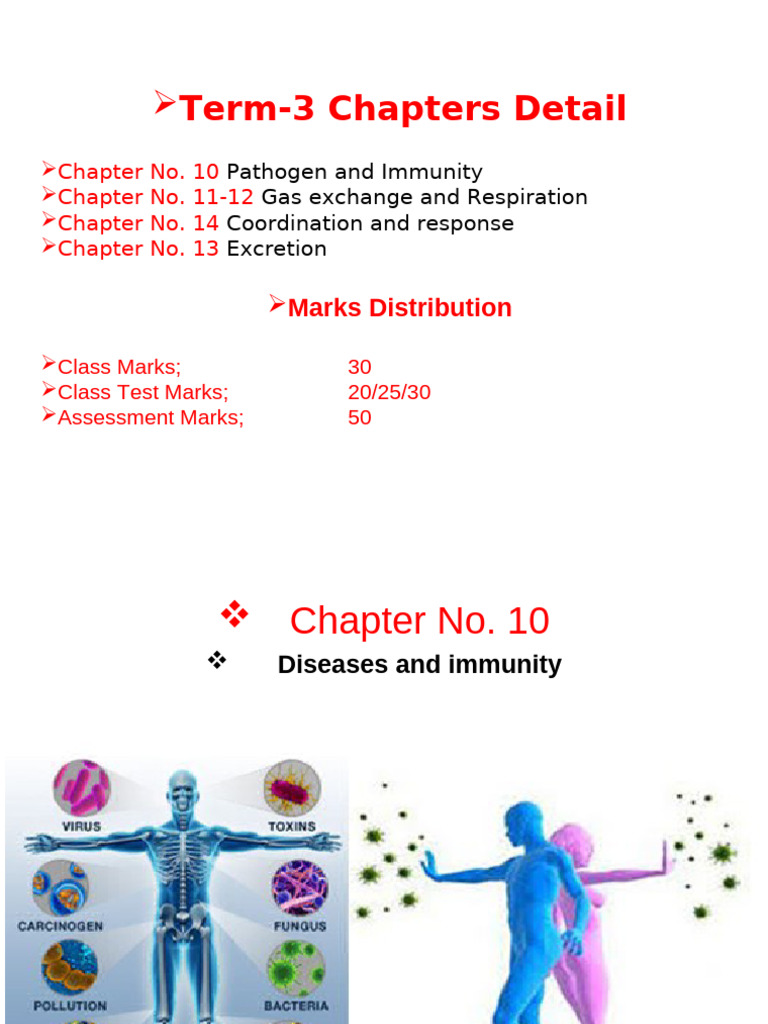 Chapter No. 10 Pathogenes & Immunity | PDF