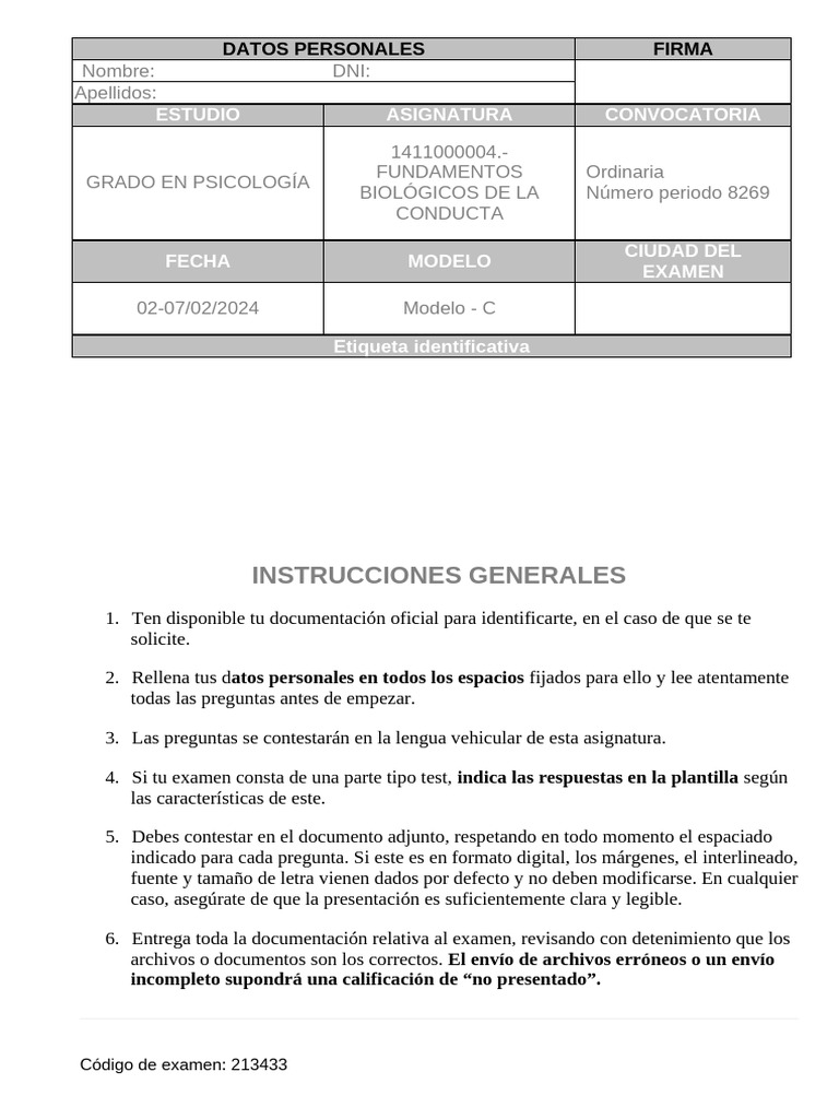 Modelo C | PDF