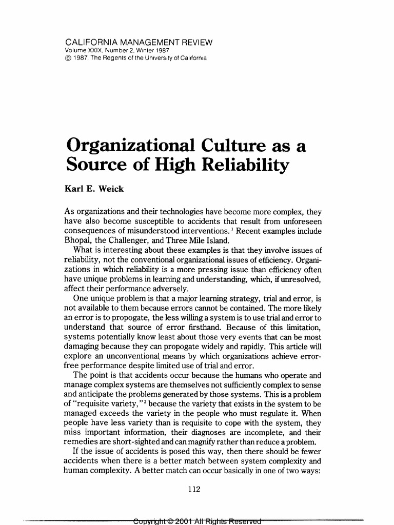 03 Karl WEİCK Organizational - Culture - As - A - Source - of 16 SF PR ...
