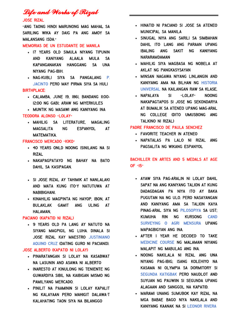 Grabe Yang Buhay Mo Rizal | PDF