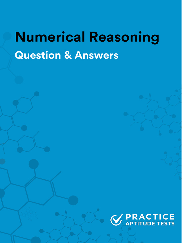 Numerical reasoning test pdf