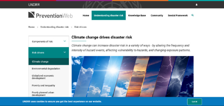 FireShot Capture 136 - Climate Change As A Disaster Risk Driver | PDF
