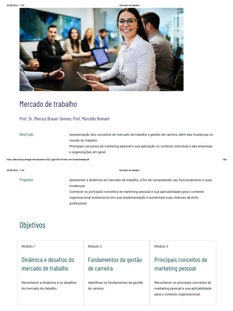 Mercado de Trabalho | PDF