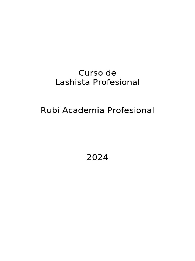 Curso de Extensões de Pestañas 2024 | PDF | Tecnologia e Engenharia