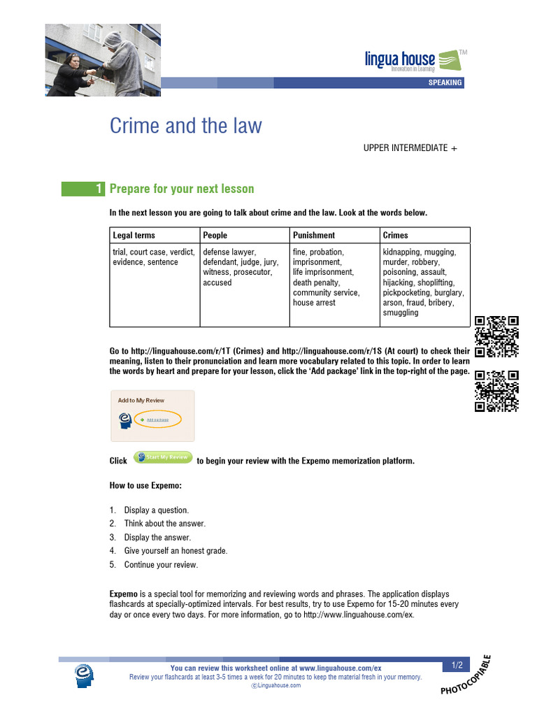 Talking About Crime Pdf Crimes Crime Violence