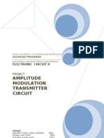 AM Transmitter Circuit Project Report