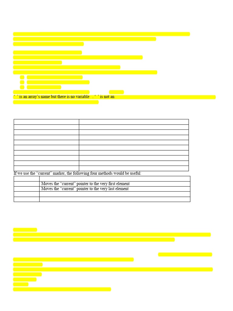 CS301.... Highlighted Notes | PDF