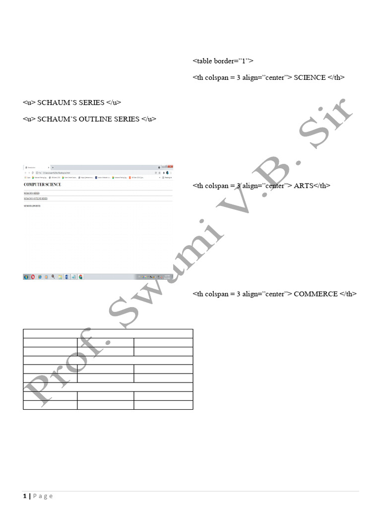 HTML Program Solution 2021-22 | PDF