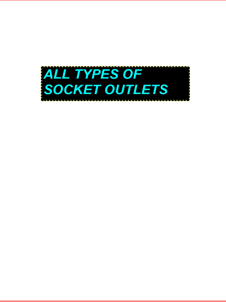 Types and Wiring of Electrical Sockets | PDF | Ac Power Plugs And ...