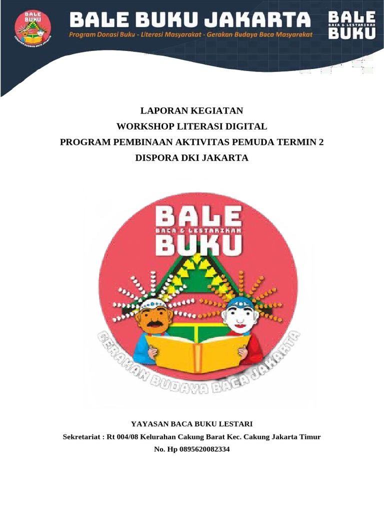 Proposal Workshop Literasi Digital Pdf