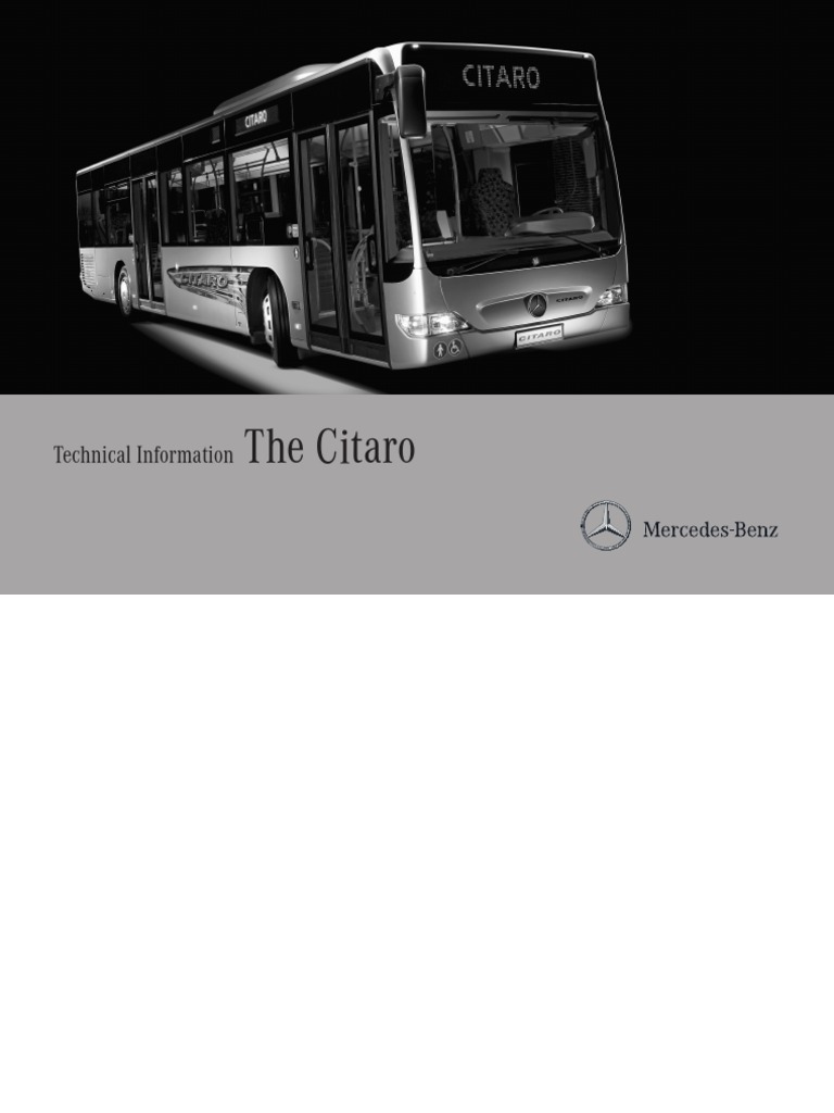 Mercedes-Benz Citaro Technical Specs | PDF | Transmission (Mechanics ...