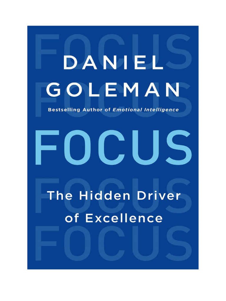 Focus By Daniel Goleman Pdf