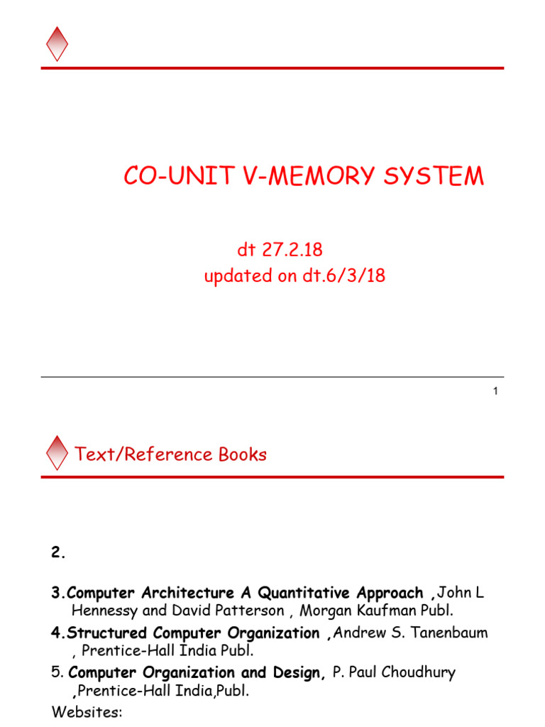 Memory-3 | PDF | Random Access Memory | Computer Data Storage