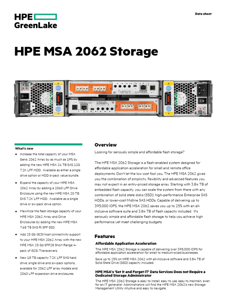 HPE MSA 2062 Storage-PSN1012748860SEEN | PDF