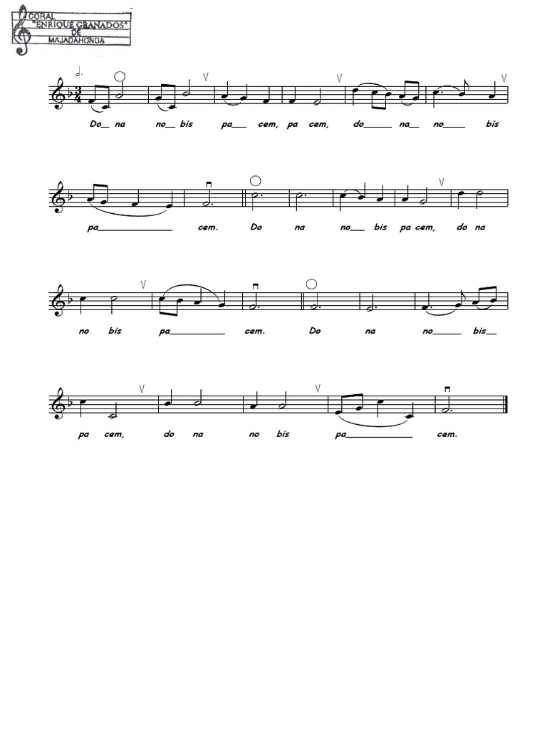 Dona Nobis Pacem Pdf