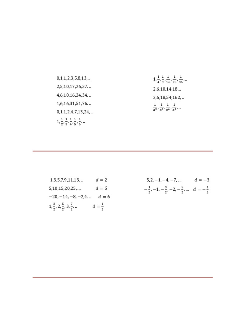 Progresiones Aritmeticas y Geometricasfgfdh | PDF