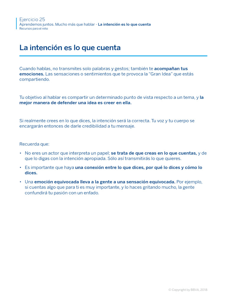 25 Alumno La Intencion Es Lo Que Cuenta 0 | PDF