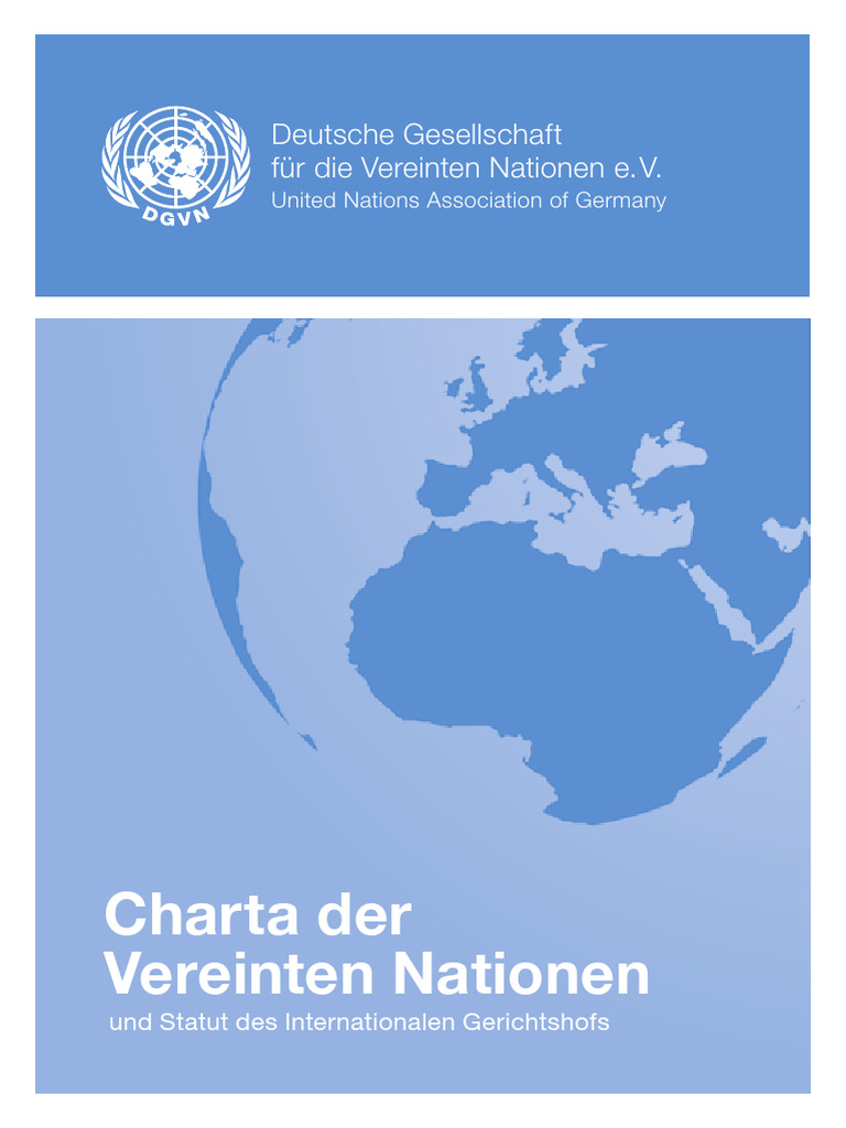 Charta Der Vereinten Nationen | PDF