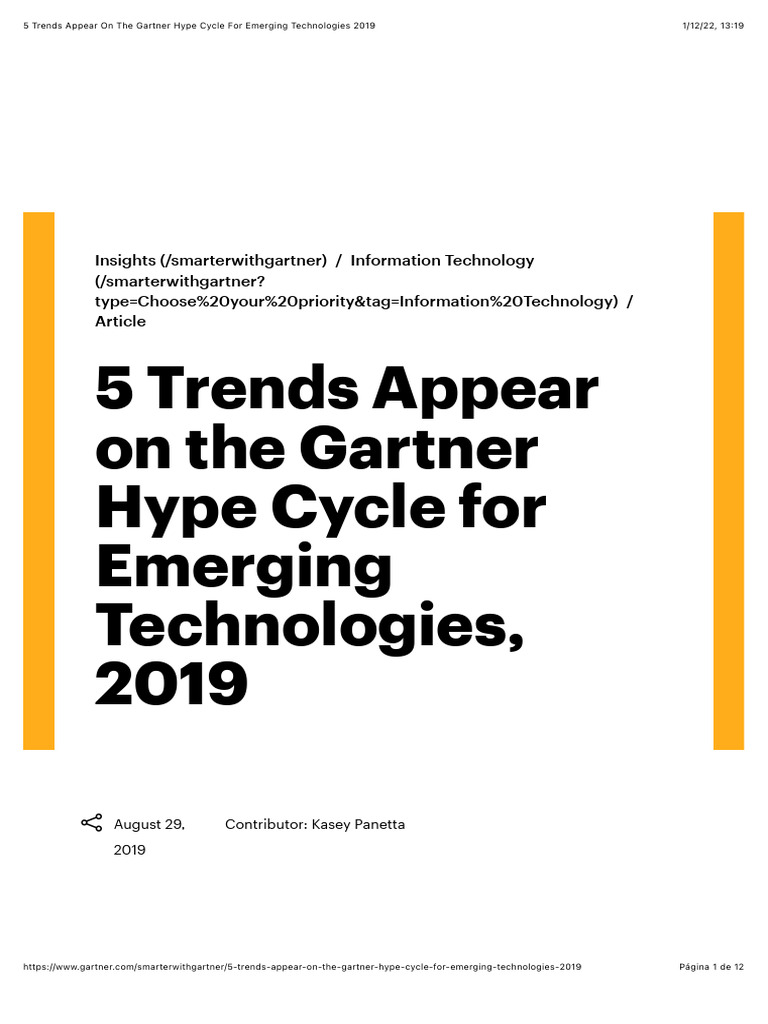 5 Trends Appear On The Gartner Hype Cycle For Emerging Technologies ...