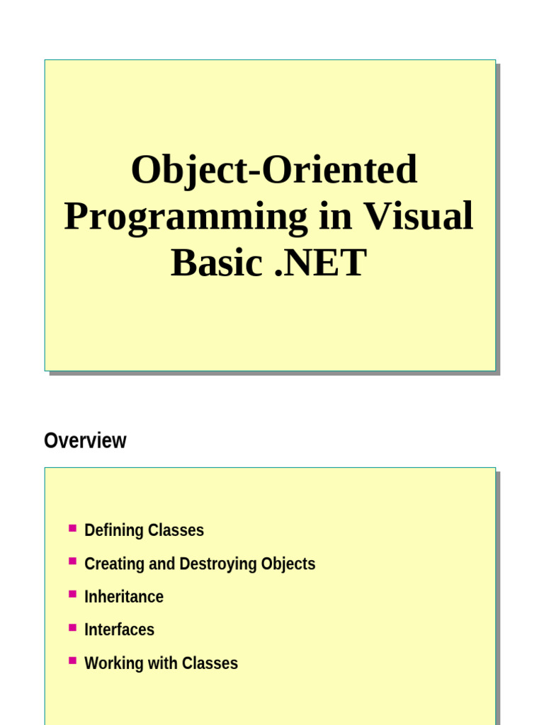 Chapter 5 POO in | PDF | Class (Computer Programming) | Object Oriented ...