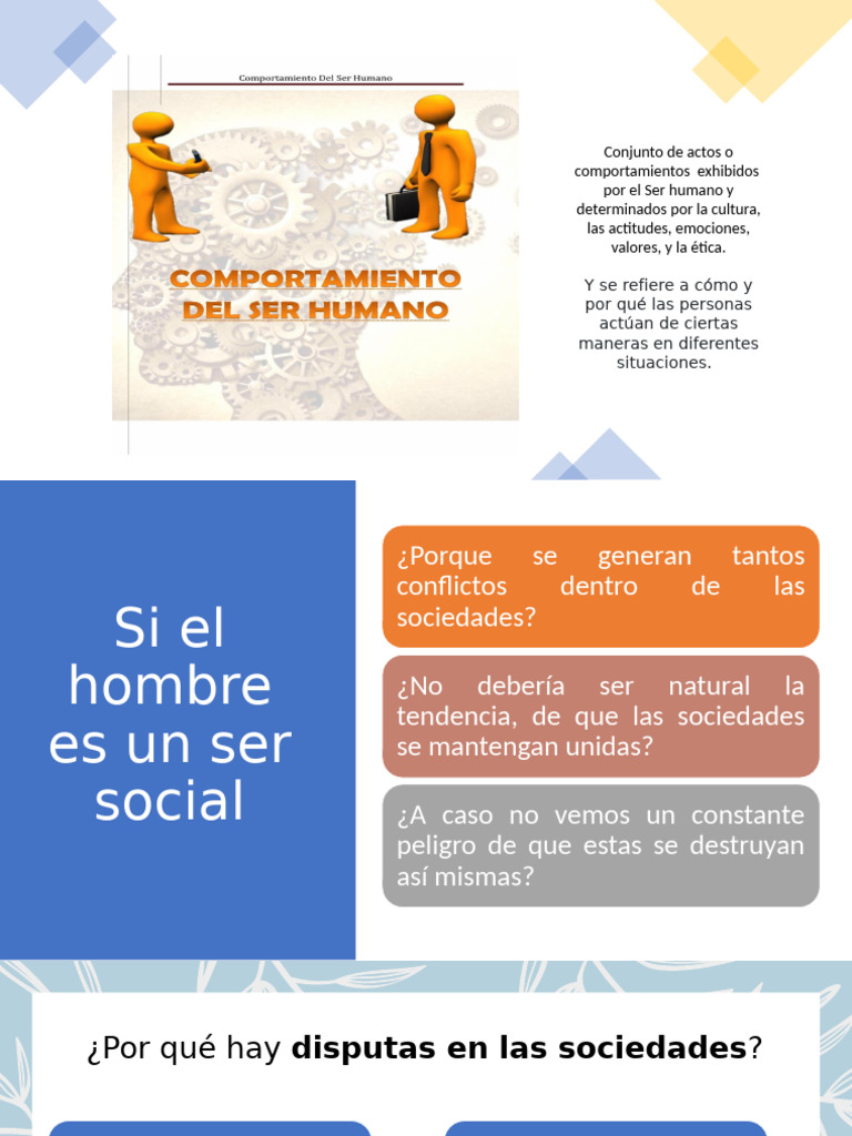 Comportamiento Del Ser Humano | PDF