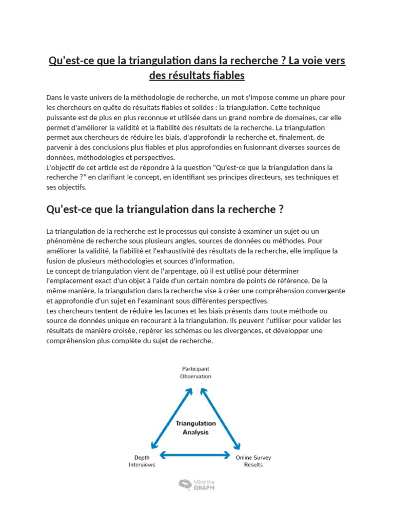 Recherche Triangulation | PDF