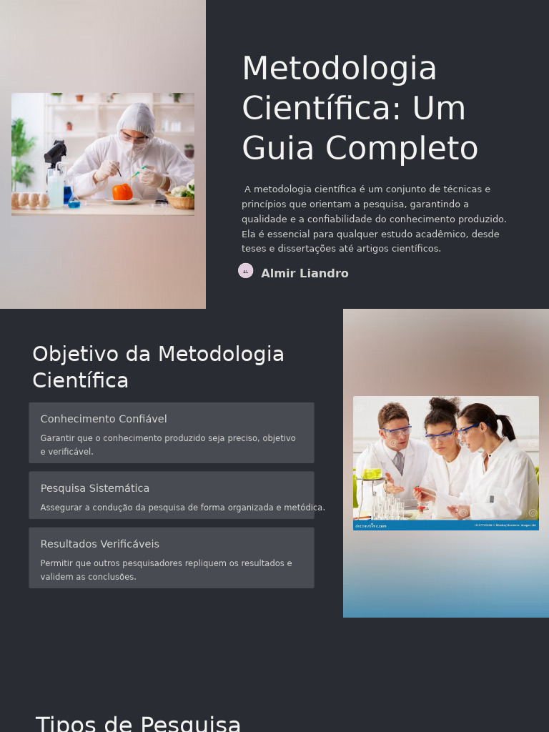 Metodologia Cientifica Um Guia Completo | PDF