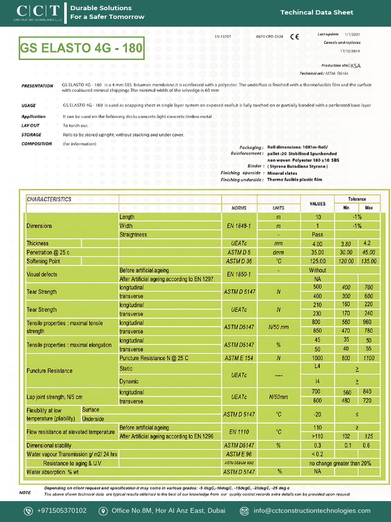Durable Solutions Technical Data Sheet | PDF