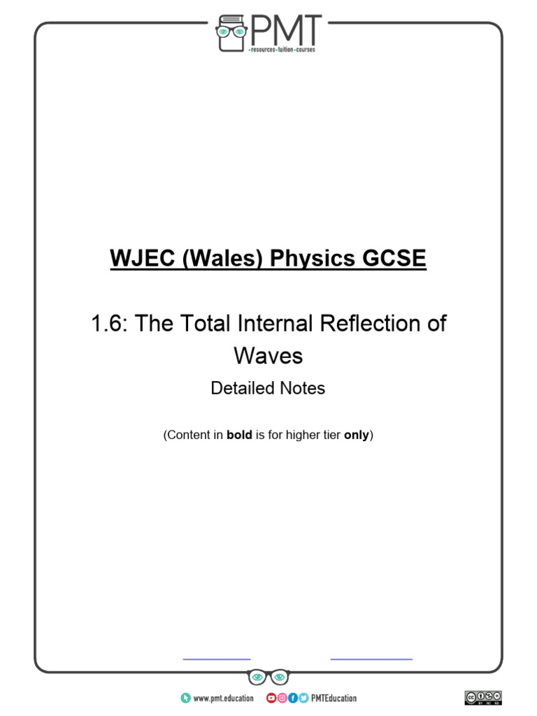 1.6. Total Internal Reflection | PDF
