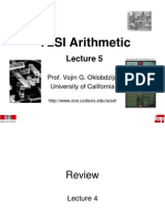 VLSI Arithmetic Lect 5