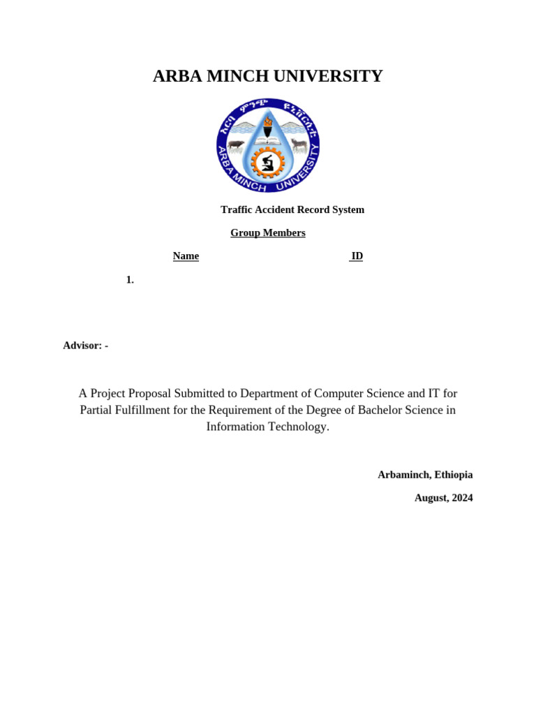 Traffic Accident Record Management System Pdf