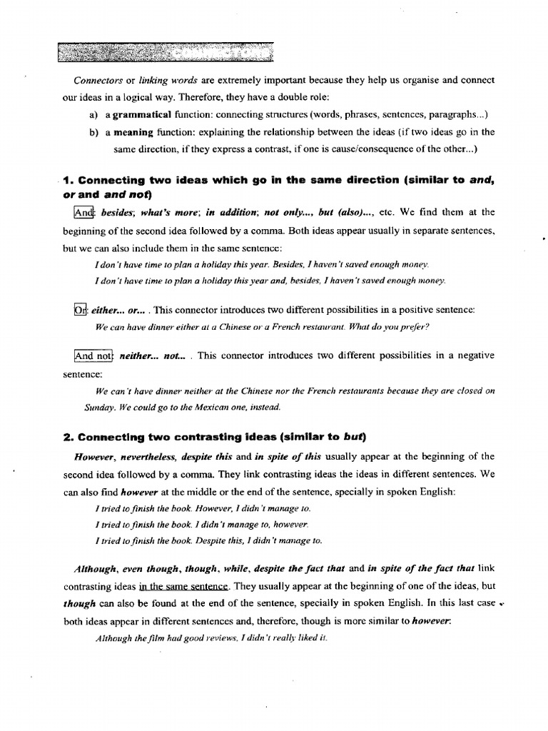 Connectors and Linkers | PDF