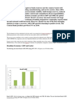 Brazil's Economy: GDP Growth and Labor Force