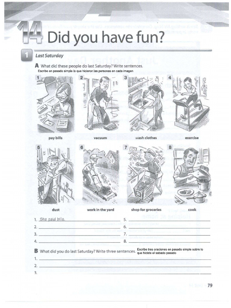 Workbook Unit 14 Intro | PDF