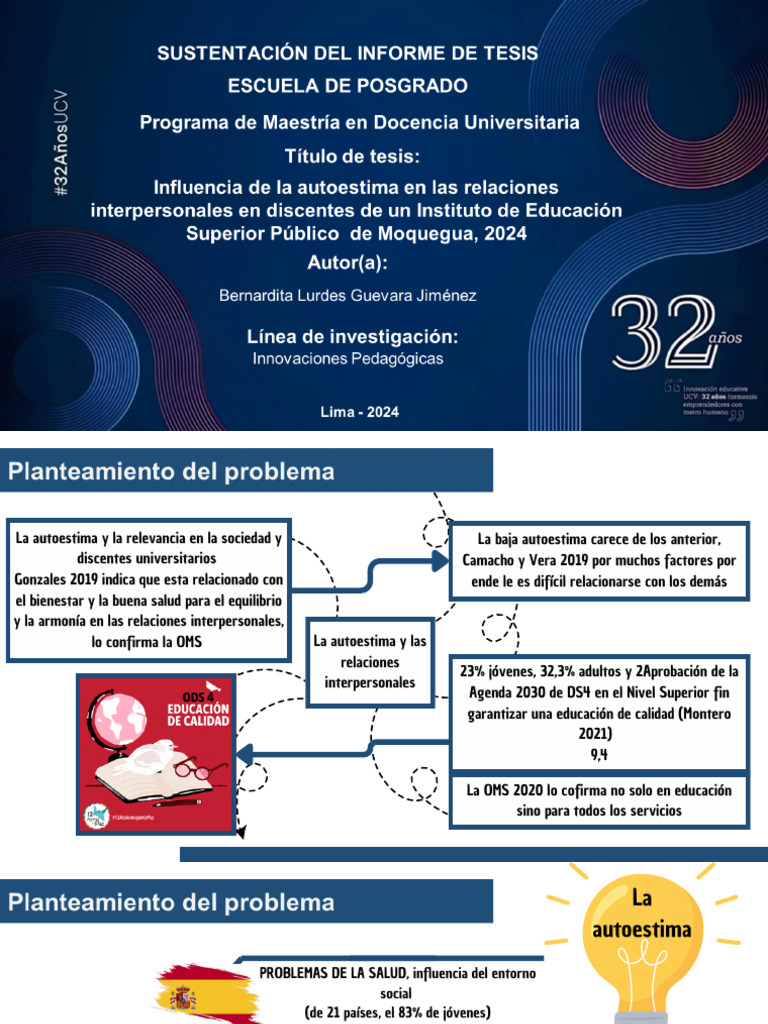 Sustentacion de Tesis | PDF