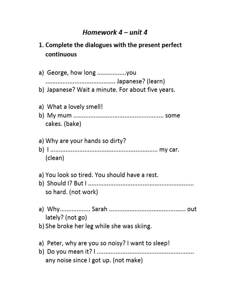 English Homework for Students | PDF