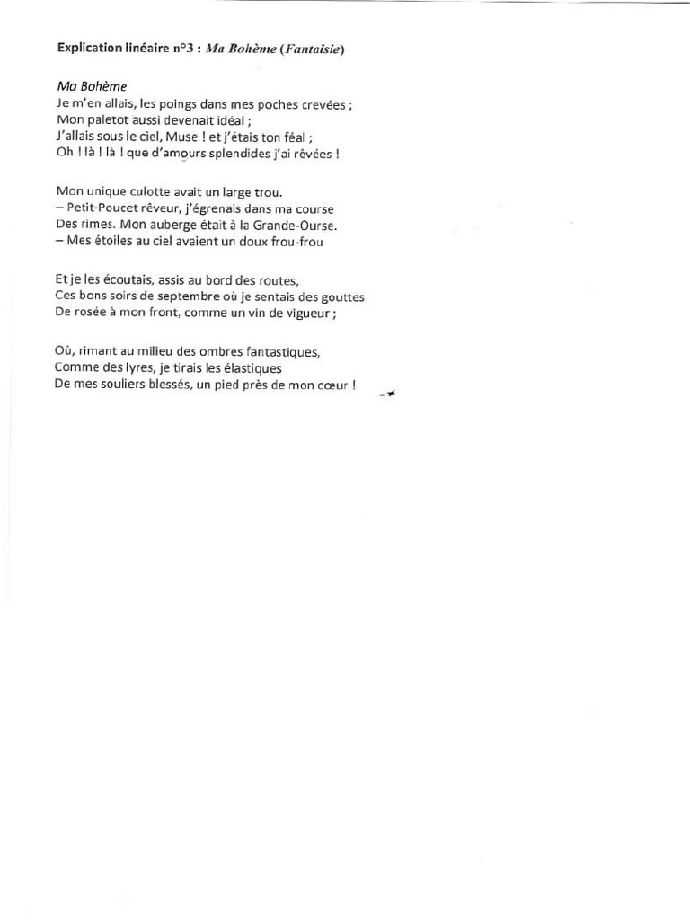 Textes Rimbaud 2 | PDF