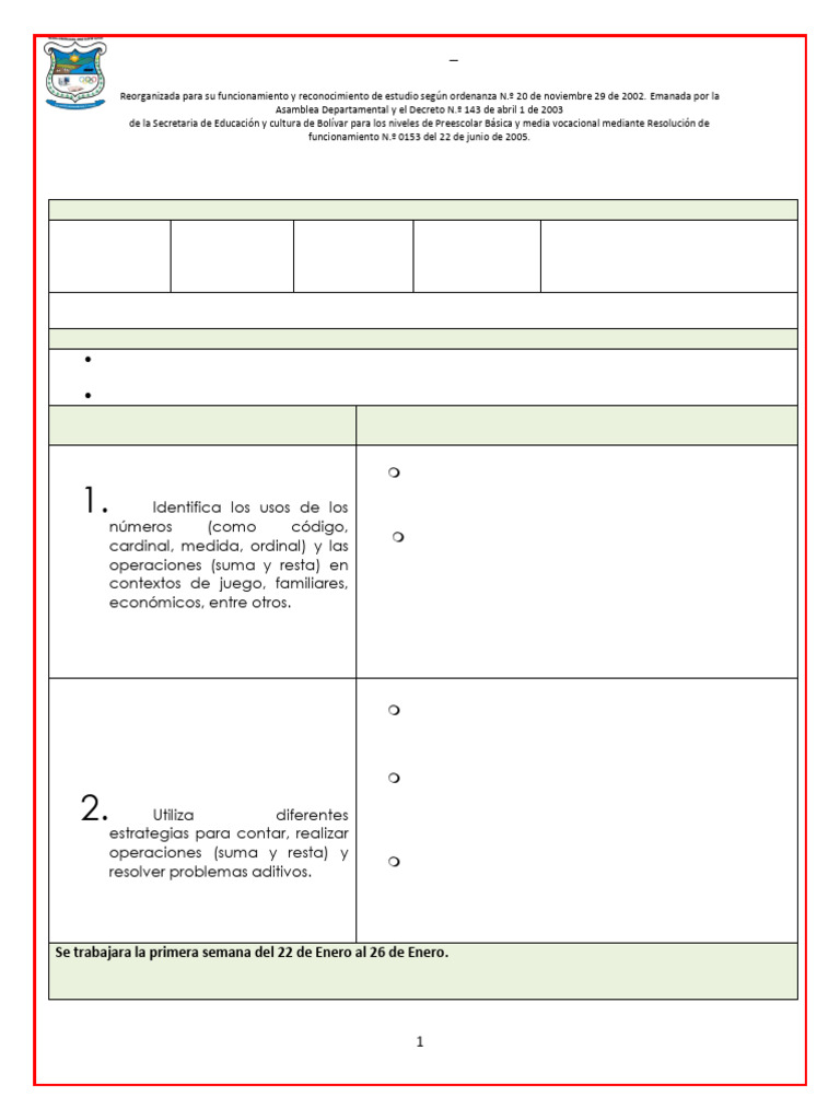 Plan de Clase 2 | PDF