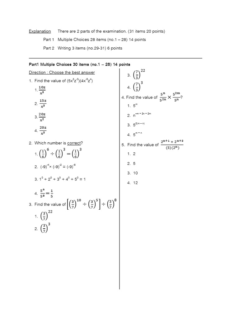1 Midterm 2 | PDF | Multiple Choice | Standardized Tests