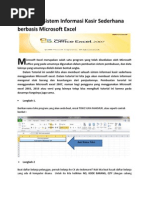 Download Tutorial Kasir Excel by Illa Flc SN76202791 doc pdf