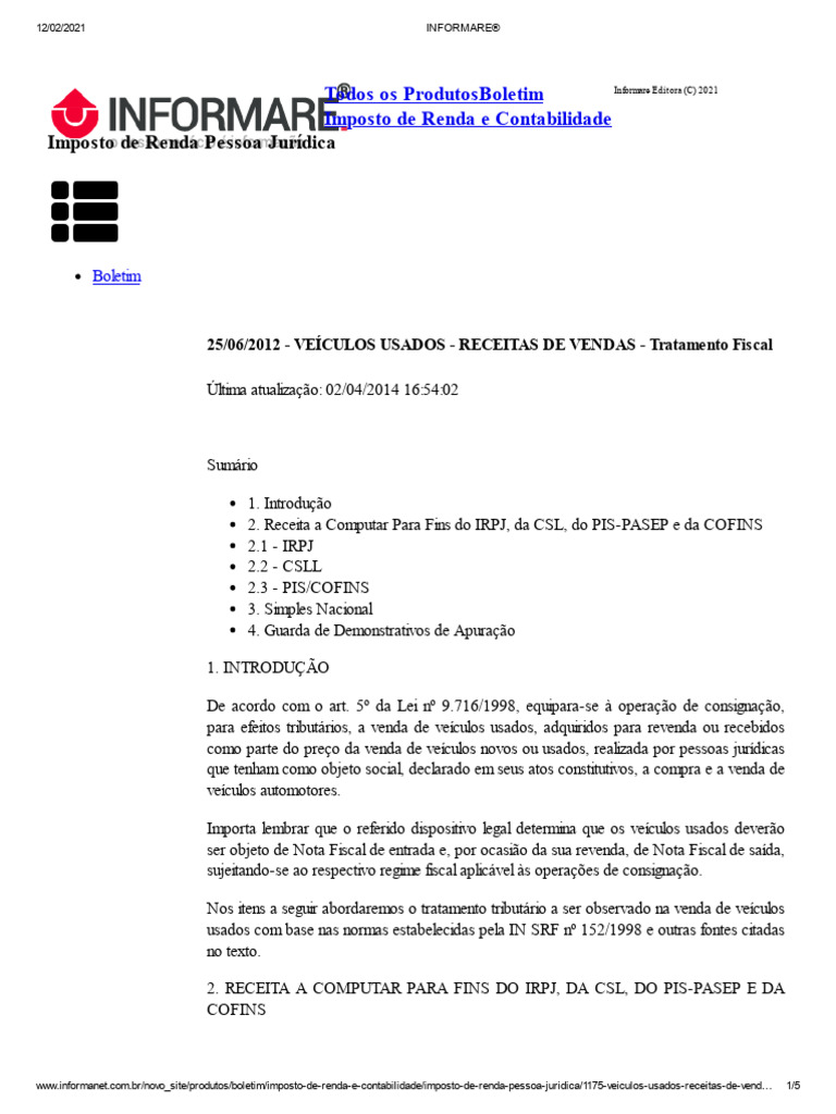 INFORMARE®2012 | PDF