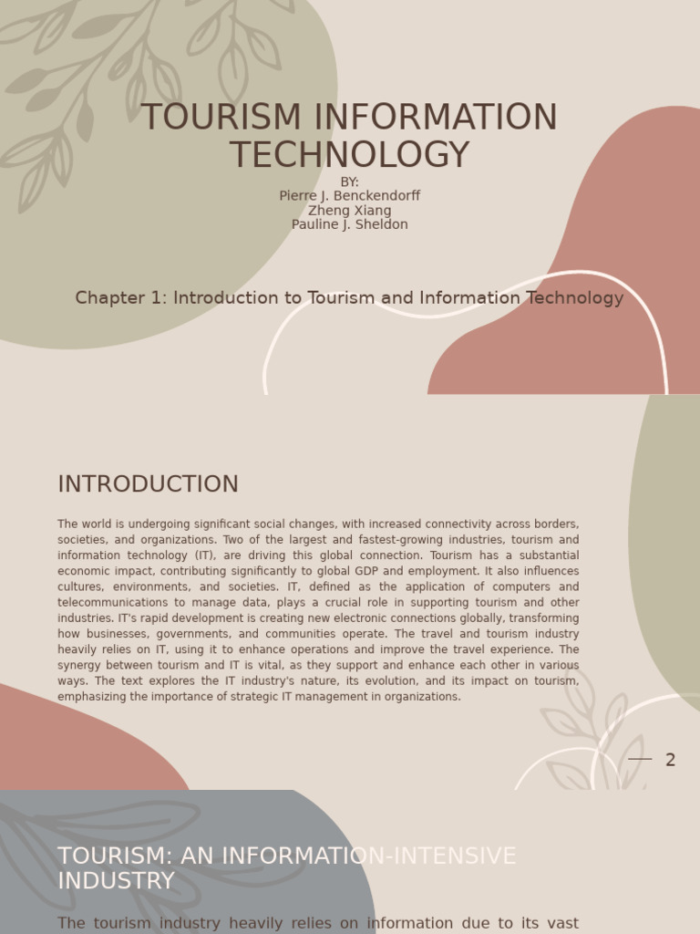 Tourism Information Technology Pdf