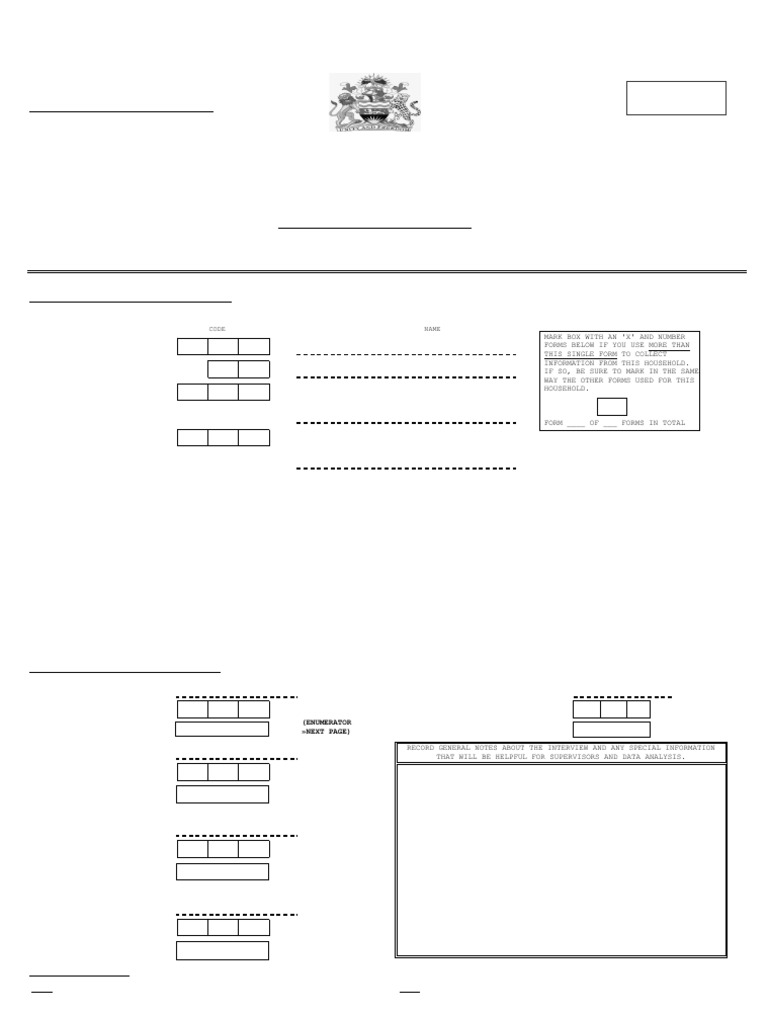Malawi IHS-III 2010 Agriculture Questionnaire | PDF