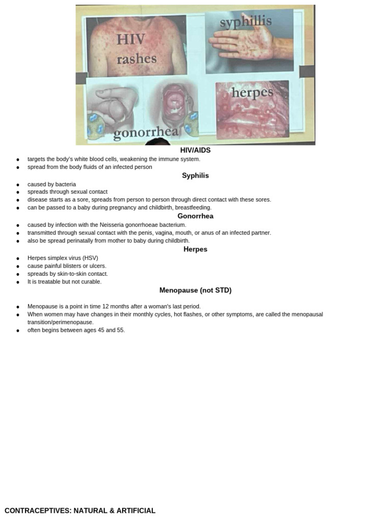 Uts Notes Reproductive | PDF