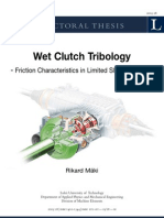 Clutch Tribology