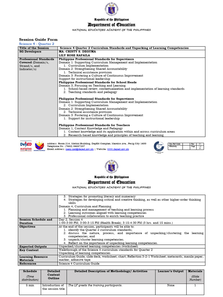 SG - Science 4 - Session 5 | PDF